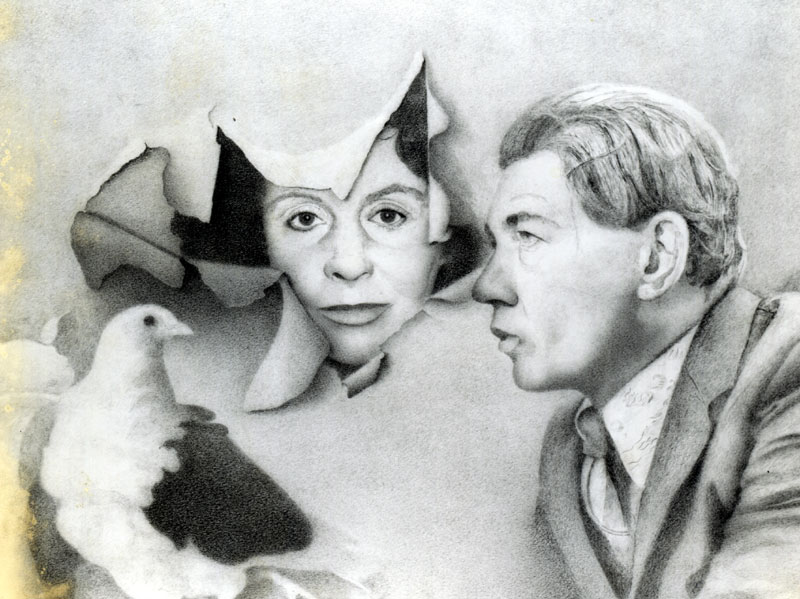 Sarah Miles and Ian McKellen in WALTER AND JUNE